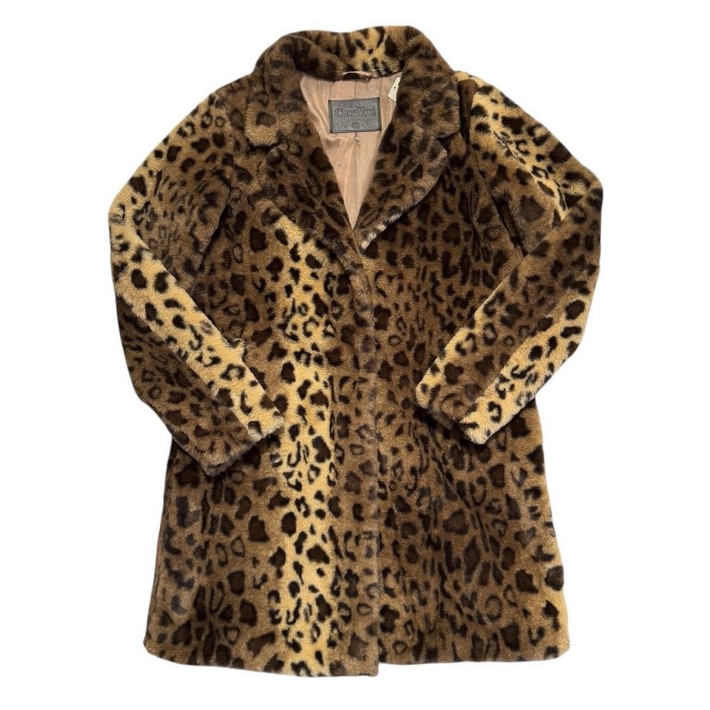 Cavalini Faux Fur Coat Womens Size Medium Leopard Print Buttoned
Mobwife Luxury